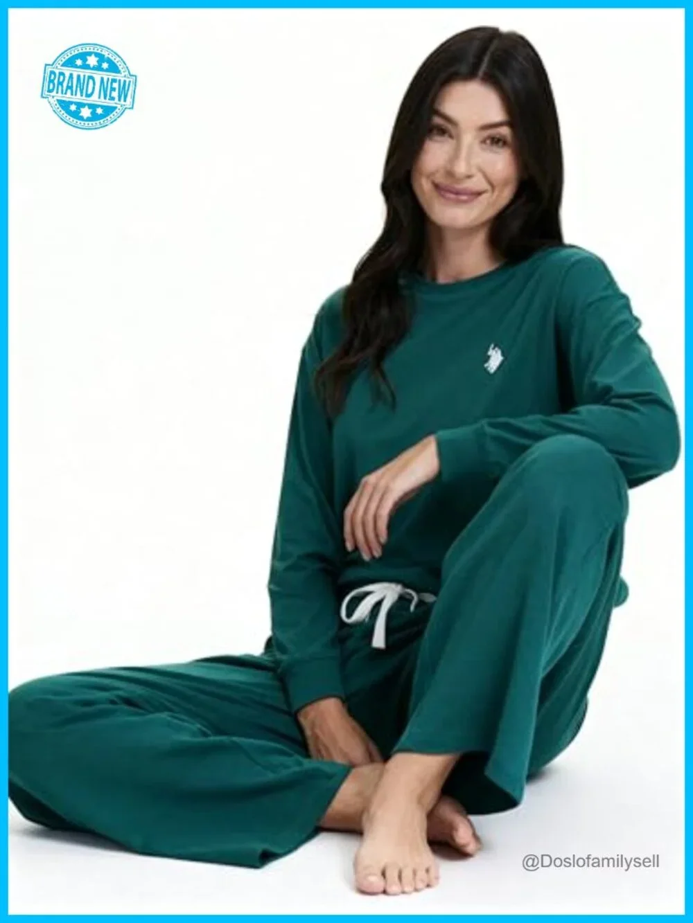 Women's 2-Piece Lounge Set with Tracksuit Top and Wide Leg Sweatpants